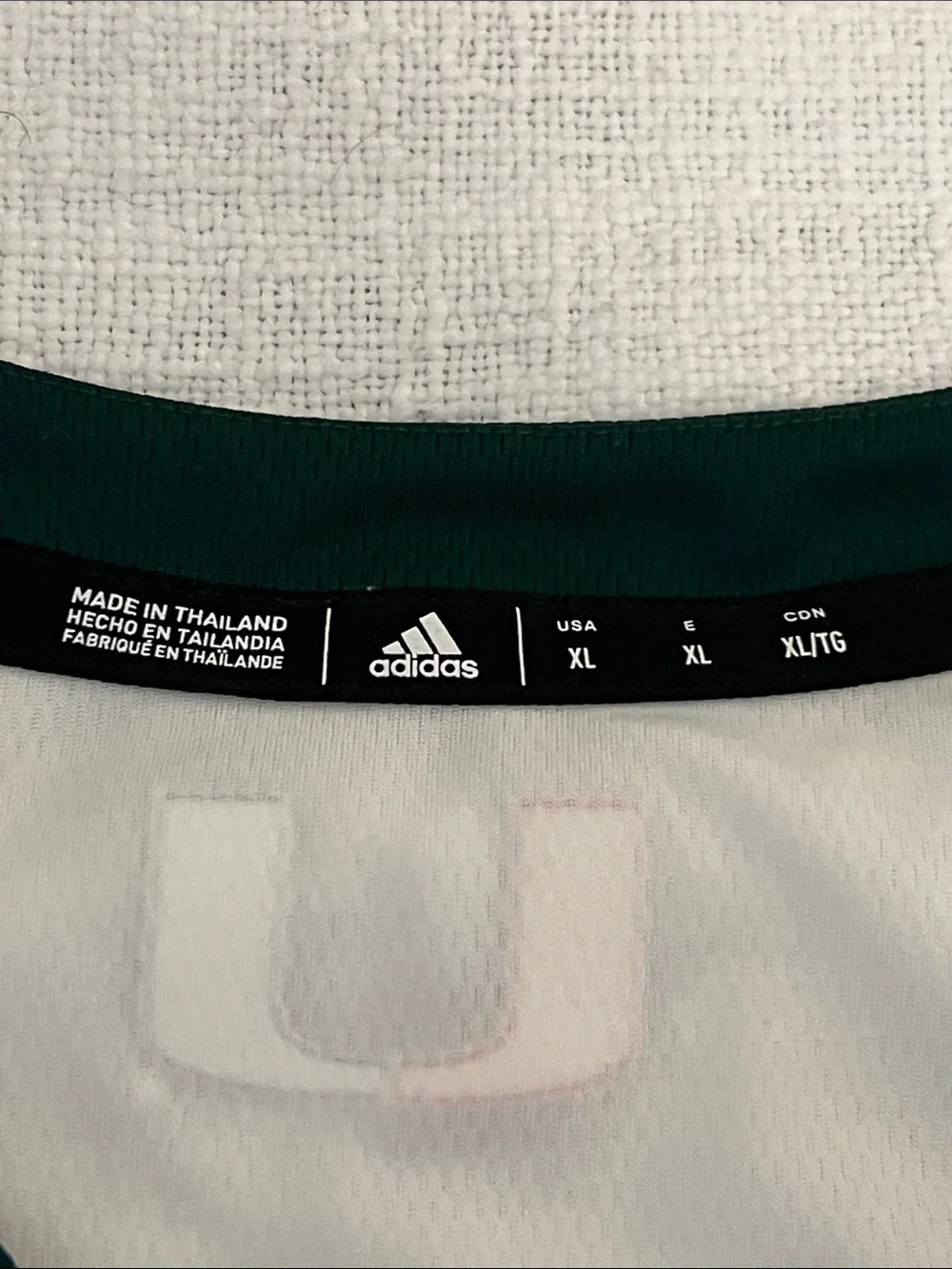 Adidas University of Miami Hurricanes #1 Swingman Basketball Jersey Sz XL NWOT